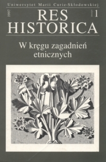Res Historica z. 1 (1997)