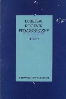 Lubelski Rocznik Pedagogiczny T. 3/4 (1975)