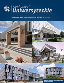 Wiadomości Uniwersyteckie / Uniwersytet Marii Curie-Skłodowskiej. 2020, nr 7=267 (czerwiec 2020)