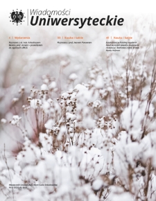 Wiadomości Uniwersyteckie / Uniwersytet Marii Curie-Skłodowskiej. 2021, nr 2=273 (luty)