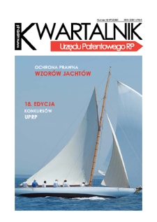 Kwartalnik Urzędu Patentowego RP / redaktor naczelnyAdam Taukert. 2020, nr 4=47