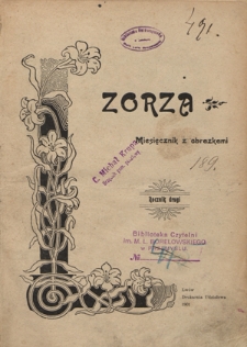 Zorza : pismo miesięczne z obrazkami R. 2 (1901). Spis treści