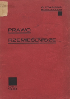 Prawo rzemieślnicze