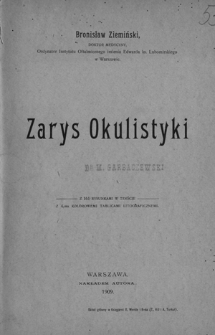 Zarys okulistyki