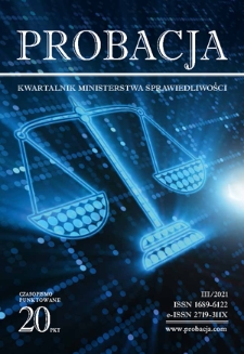 Probacja : kwartalnik Ministerstwa Sprawiedliwości (2021), 3