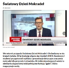 O Światowym Dniu Mokradeł w Panoramie Lubelskiej