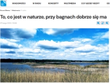 Polskie Radio Lublin o Światowym Dniu Mokradeł 2020 w UMCS