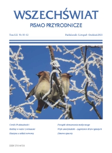 Wszechświat : pismo przyrodnicze / redaktor naczelna Maria Śmiałowska. T. 122, nr 10-12 (Październikk-grudzień 2021)