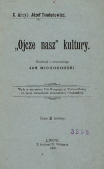 "Ojcze nasz" kultury