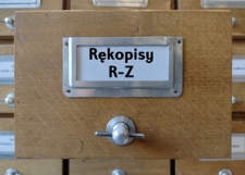 Rękopisy. Alfabetyczny. R-Z
