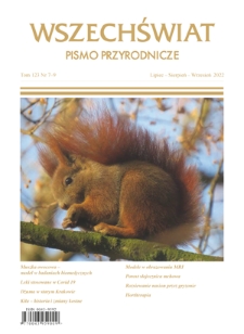 Wszechświat : pismo przyrodnicze / redaktor naczelna Maria Śmiałowska.T. 123, nr 7-9 (lipiec-wrzesień 2022)