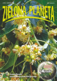 Zielona Planeta : dwumiesięcznik Okręgu Dolnośląskiego PKE / Okręg Dolnośląski Polskiego Klubu Ekologicznego.2023, 4=169