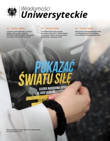 Wiadomości Uniwersyteckie / Uniwersytet Marii Curie-Skłodowskiej. 2023, nr 3=296 (marzec)