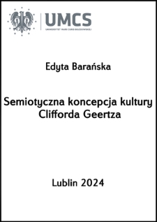 Semiotyczna koncepcja kultury Clifforda Geertza