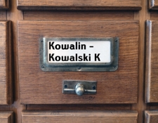 KOWALIN-KOWALSKI K. Katalog alfabetyczny