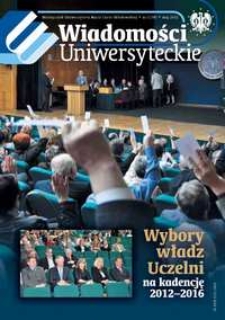 Wiadomości Uniwersyteckie R. 22, nr 5 (maj 2012)