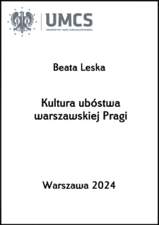 Kultura ub&oacute;stwa warszawskiej Pragi