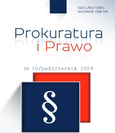 Prokuratura i Prawo. 2024, nr 10
