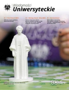 Wiadomości Uniwersyteckie / Uniwersytet Marii Curie-Skłodowskiej. 2024, nr 9=314 (wrzesień)