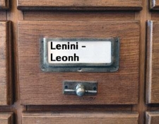 LENINI-LEONH Katalog alfabetyczny