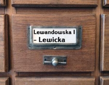 LEWANDOWSKA I.-LEWICKA Katalog alfabetyczny