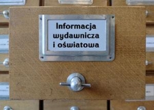 Informacja wydawnicza i oświatowa