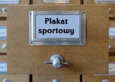 Plakat sportowy