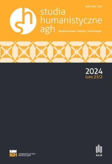 Holocaust memory in Cenrtal European localities today // Studia Humanistyczne AGH. Vol. 23, 2 (2024)