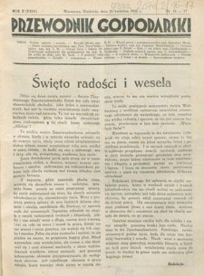 Przewodnik Gospodarski R. 2 [24], nr 16/17 (20 kwietnia1930)