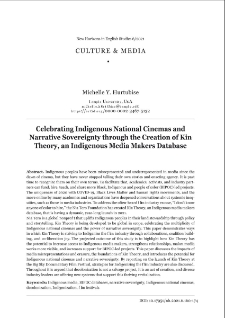 Celebrating indigenous national cinemas and narrative sovereignty through the creation of Kin Theory, an indigenous media makers database