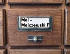 MAL-MALCZEWSKI F. Katalog alfabetyczny