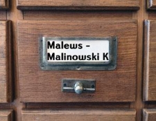 MALEWS-MALINOWSKI K. Katalog alfabetyczny