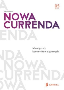 Nowa Currenda : magazyn komorników sądowych. 2025, 5