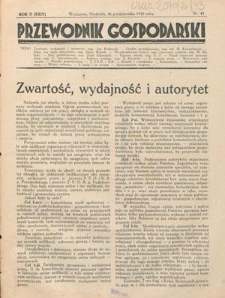 Przewodnik Gospodarski : organ Centralnego Towarzystwa Organizacyj i Kółek Rolniczych R. 2 [24], nr 43 (26 października 1930)
