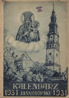 Kalendarz Jasnogórski na Rok Pański 1931