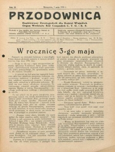 Przodownica : ilustrowany dwutygodnik dla kobiet wiejskich : organ Wydziału K&oacute;ł Gospodyń C.T.O. i K. R. R. 4, nr 8 (7 maja 1933)