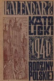 Kalendarz Katolicki Rodziny Polskiej 1948