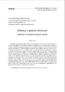 Mediacja w sporach zbiorowych