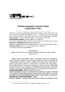 Przebieg negocjacji a warunki traktatu o cesji Alaski z 1867 r.