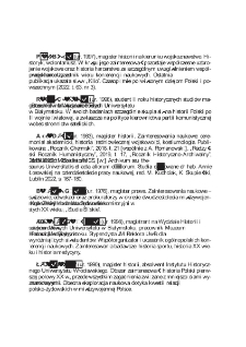 Koło Historii : czasopismo afiliowane z Instytutem Historii Uniwersytetu Marii Curie-Skłodowskiej w Lublinie. Nr 27 (2022). [Noty o Autorach]