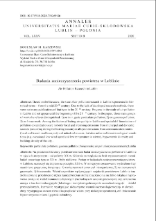 Badania zanieczyszczenia powietrza w Lublinie