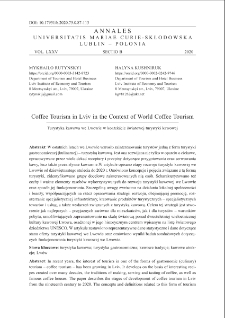 Coffee tourism in Lviv in the context of world coffee tourism