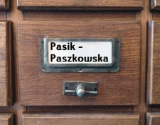 PASIK-PASZKOWSKA Katalog alfabetyczny