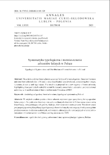 Systematyka typologiczna i rozmieszczenie arboret&oacute;w leśnych w Polsce