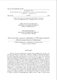 Pierwsza polska wyprawa w Himalaje w 1939 roku na łamach &bdquo; Ilustrowanego Kuryera Codziennego &rdquo;