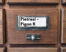 PIETRASI-PIGON K. Katalog alfabetyczny