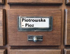 PIOTROWSKA-PIOZ Katalog alfabetyczny