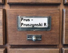 PRUS-PRUSZYNSKI R. Katalog alfabetyczny
