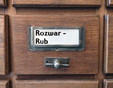 ROZWAR-RUB Katalog alfabetyczny