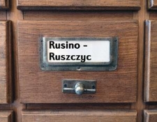 RUSINO-RUSZCZYC Katalog alfabetyczny
